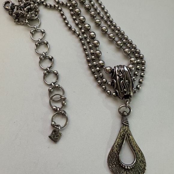 Sterling Silver - Silpada - Triple Strand Necklace - Picture 4 of 7